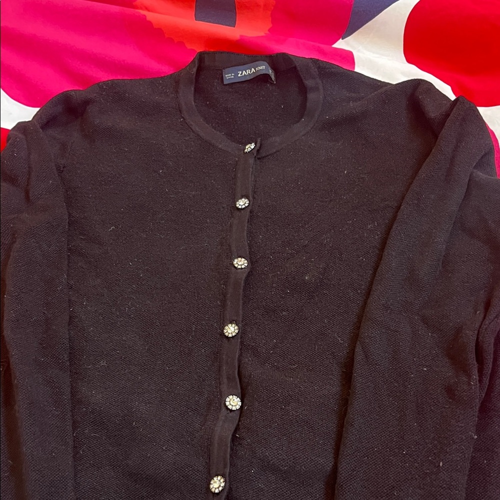 Zara women’s Elegant Black Cardigan